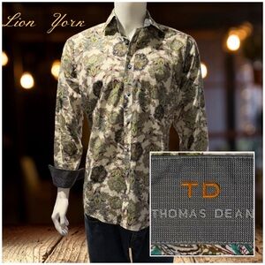 Thomas Dean Vibrant Floral Men's Shirt